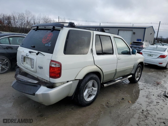 2002 Infiniti QX4 Luxury with VIN JNRDR09YX2W261698, listed as a Copart auction lot 83531054 with 149094 miles and Clean Title. Bid and sale history available at carsss.com. Image 3.