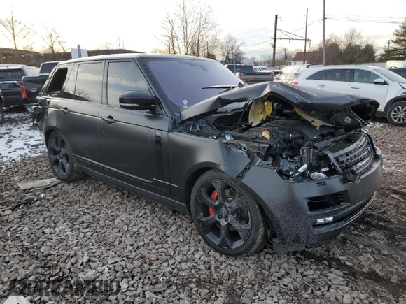 2016 Land Rover Range Rover Autobiography with VIN SALGV2EF8GA273127, listed as a Copart auction lot 87515045 with 133,850 mi miles and Salvage Title. Bid and sale history available at DreamBid. Image 4.