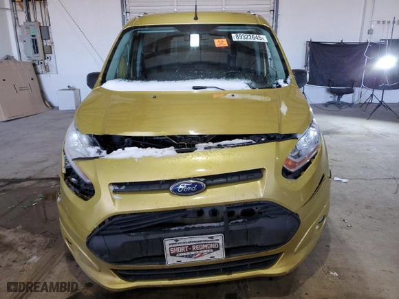 2014 Ford Transit Connect Wagon XLT with VIN NM0GE9F71E1142509, listed as a Copart auction lot 89322645 with 0 mi miles and Salvage Title. Bid and sale history available at carsss.com. Image 5.