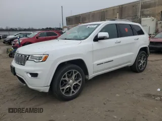 2020 Jeep Grand Cherokee Overland with VIN 1C4RJFCG3LC218906, listed as a Copart auction lot 43684295 with 95,156 mi miles and Salvage Title. Bid and sale history available at carsss.com. Image 1.