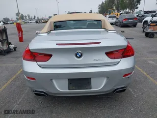 2012 BMW 6 Series 650i with VIN WBALZ3C53CDL72101, listed as a IAAI auction lot 42024630 with 35,046 mi miles. Bid and sale history available at carsss.com. Image 16.