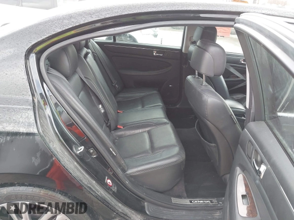 2011 Hyundai Genesis with VIN KMHGC4DF3BU115100, listed as a IAAI auction lot 41797385 with 225,413 mi miles and . Bid and sale history available at DreamBid. Image 8.