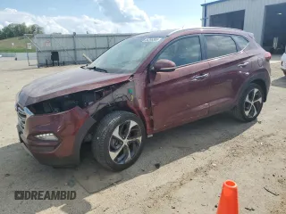 2016 Hyundai Tucson Limited z VIN KM8J33A21GU112270, wystawiony jako Copart lot #56346365 z przebiegiem 98 924 mil mil oraz Czysty tytuł • Clean title. Historia ofert i sprzedaży dostępna na DreamBid. Obrazek 1.