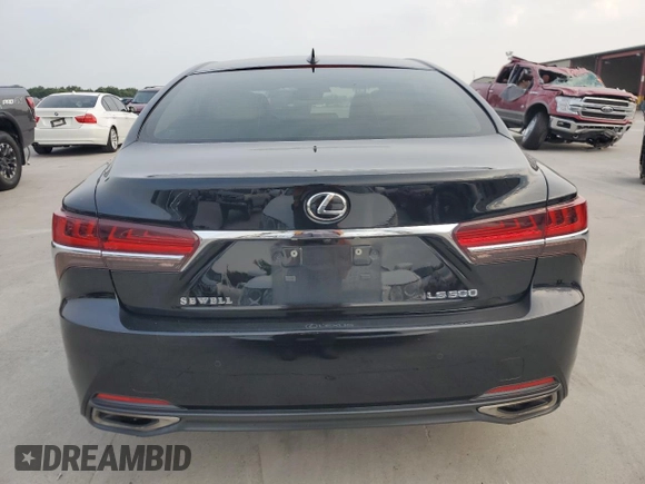2018 Lexus LS with VIN JTHB51FF3J5002758, listed as a Copart auction lot 66185614 with 103,285 mi miles and Salvage Title. Bid and sale history available at carsss.com. Image 6.