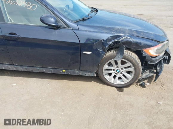 2007 BMW 3 Series 328xi with VIN WBAVC93527KX56871, listed as a IAAI auction lot 42622580 with 164,047 mi miles and . Bid and sale history available at DreamBid. Image 6.