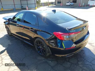 2022 Honda Civic Sport with VIN 2HGFE2F59NH603706, listed as a IAAI auction lot 41817763 with 82,285 mi miles. Bid and sale history available at carsss.com. Image 3.