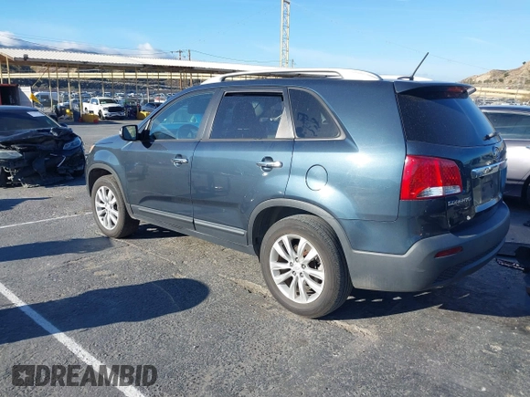 2011 Kia Sorento EX with VIN 5XYKU4A28BG028002, listed as a IAAI auction lot 41665503 with 1 mi miles. Bid and sale history available at carsss.com. Image 3.