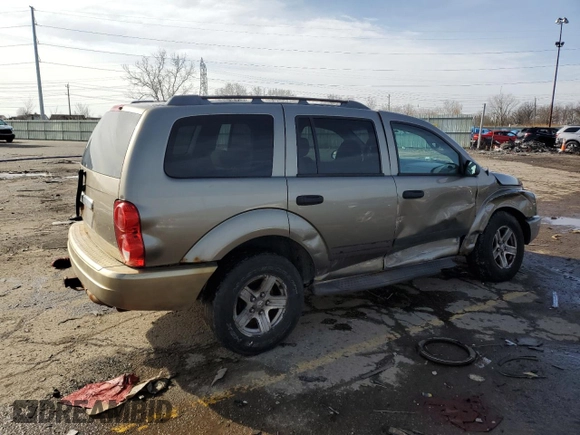 2006 Dodge Durango SLT with VIN 1D4HD48N06F187408, listed as a Copart auction lot 51671385 with 243,019 mi miles and Salvage title. Bid and sale history available at DreamBid. Image 3.