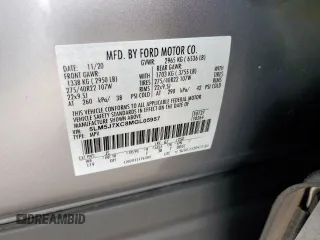 2021 Lincoln Aviator Reserve with VIN 5LM5J7XC8MGL05957, listed as a Copart auction lot 59731835 with 52,788 mi miles and Salvage title. Bid and sale history available at DreamBid. Image 13.