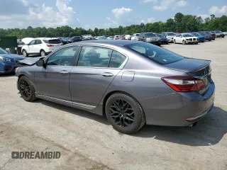 2016 Honda Accord Sport z VIN 1HGCR2F53GA184969, wystawiony jako Copart lot #64504045 z przebiegiem 165 146 mil mil oraz Szkoda całkowita • Salvage title. Historia ofert i sprzedaży dostępna na DreamBid. Obrazek 2.