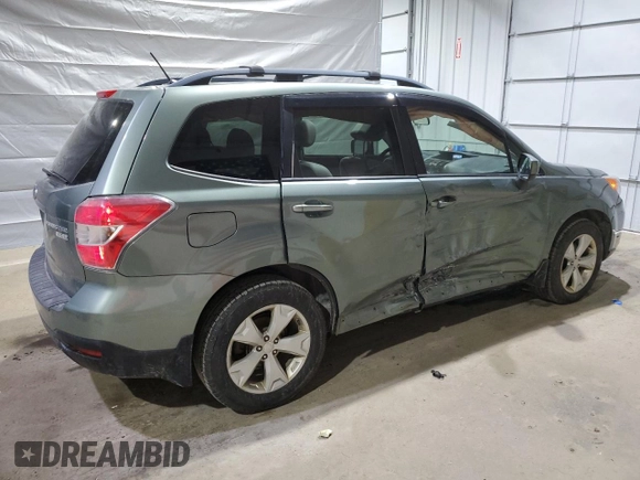 2015 Subaru Forester Premium with VIN JF2SJADC5FH498272, listed as a Copart auction lot 50456385 with 118,758 mi miles and Salvage Title. Bid and sale history available at DreamBid. Image 3.