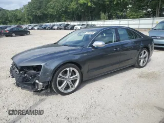 2014 Audi S8 with VIN WAUD2AFD5EN010817, listed as a Copart auction lot 64522634 with 132,542 mi miles and Clean Title. Bid and sale history available at carsss.com. Image 1.