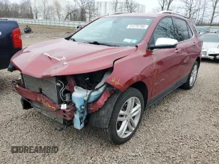2019 Chevrolet Equinox Premier with VIN 3GNAXXEV9KS525865, listed as a Copart auction lot 51270795 with 59,387 mi miles and Salvage Title. Bid and sale history available at DreamBid. Image 1.