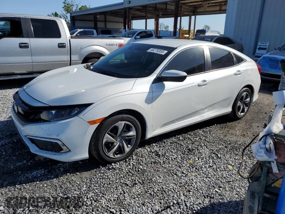 2019 Honda Civic LX with VIN 19XFC2F63KE011402, listed as a Copart auction lot 49279355 with 15,814 mi miles and Salvage Title. Bid and sale history available at DreamBid. Image 1.