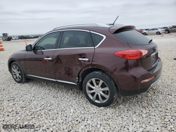 2017 Infiniti QX50 with VIN JN1BJ0RP4HM381641, listed as a Copart auction lot 46089565 with 79,213 mi miles and Salvage Title. Bid and sale history available at carsss.com. Image 2.
