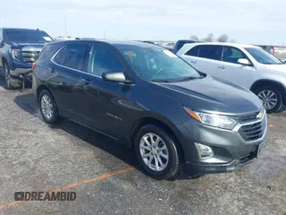 2019 Chevrolet Equinox LT with VIN 2GNAXKEV5K6142393, listed as a IAAI auction lot 41347355 with 104,623 mi miles and . Bid and sale history available at carsss.com. Image 1.