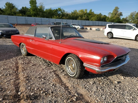 1966 Ford Thunderbird with VIN 6Y87Q106158, listed as a Copart auction lot 73589014 with 73,102 mi miles and Clean Title. Bid and sale history available at DreamBid. Image 4.