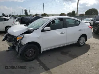 2019 Nissan Versa SV with VIN 3N1CN7AP5KL807304, listed as a Copart auction lot 48010775 with 93,496 mi miles and Non repairable. Bid and sale history available at DreamBid. Image 1.