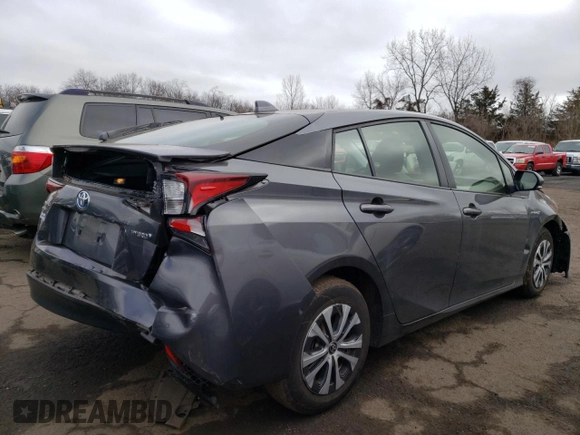 2021 Toyota Prius LE with VIN JTDL9MFU4M3026237, listed as a Copart auction lot 49271085 with 42,419 mi miles and Salvage title. Bid and sale history available at DreamBid. Image 3.