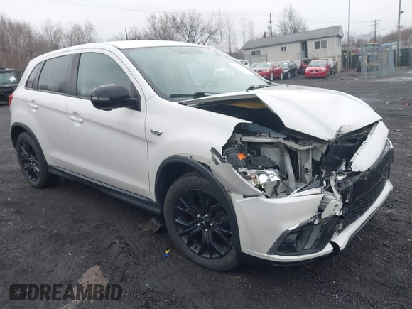 2018 Mitsubishi Outlander Sport ES 2.0 with VIN JA4AP3AU4JU011803, listed as a IAAI auction lot 42016794 with 120,544 mi miles. Bid and sale history available at carsss.com. Image 1.