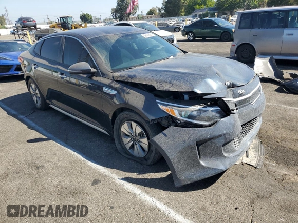 2018 Kia Optima Hybrid Premium with VIN KNAGT4LE3J5024959, listed as a Copart auction lot 69483524 with 116,368 mi miles and Salvage Title. Bid and sale history available at carsss.com. Image 4.