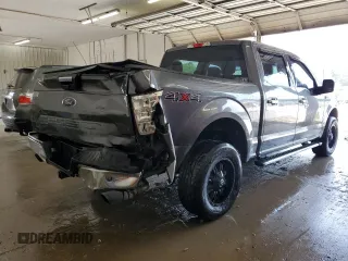 2018 Ford F-150 XL with VIN 1FTEW1E51JFD24037, listed as a Copart auction lot 59372655 with 98,465 mi miles and Salvage title. Bid and sale history available at DreamBid. Image 3.