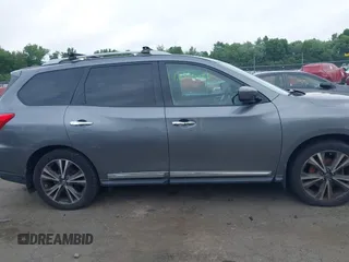 2018 Nissan Pathfinder SL with VIN 5N1DR2MM5JC607491, listed as a IAAI auction lot 42738760 with 108,892 mi miles and . Bid and sale history available at DreamBid. Image 13.
