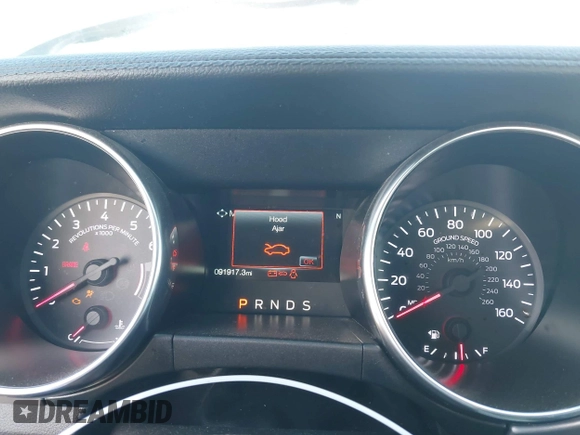 2018 Ford Mustang EcoBoost Premium with VIN 1FATP8UH3J5160147, listed as a IAAI auction lot 41916920 with 91,917 mi miles and . Bid and sale history available at carsss.com. Image 7.