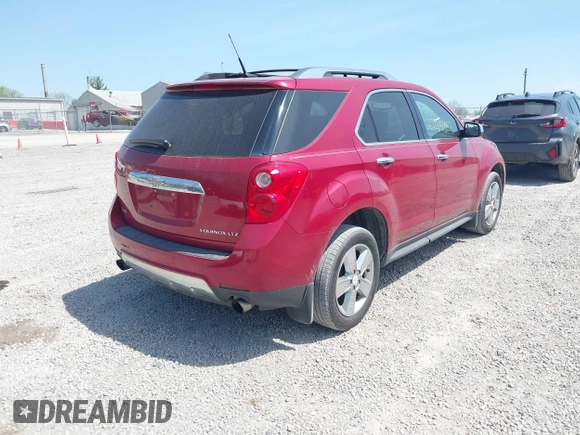 2013 Chevrolet Equinox LTZ with VIN 2GNFLFE38D6148800, listed as a IAAI auction lot 42106097 with 223,591 mi miles. Bid and sale history available at carsss.com. Image 4.