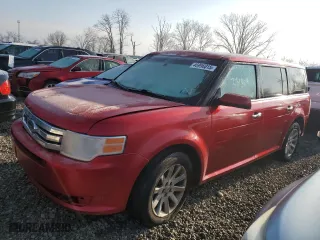 2010 Ford Flex SEL with VIN 2FMGK5CC4ABB21590, listed as a Copart auction lot 46996015 with 231,309 mi miles and Salvage Title. Bid and sale history available at carsss.com. Image 1.