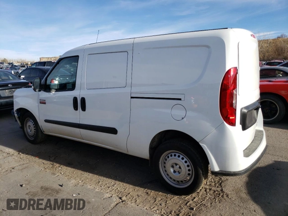 2022 Ram ProMaster City Cargo Tradesman with VIN ZFBHRFAB1N6Y55731, listed as a Copart auction lot 80916423 with 3,529 mi miles and . Bid and sale history available at DreamBid. Image 2.