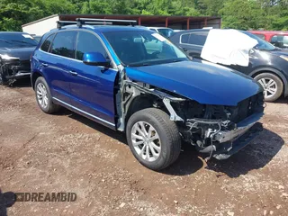2015 Audi Q5 Premium Plus z VIN WA1LFAFPXFA092124, wystawiony jako IAAI lot #42264167 z przebiegiem 146 228 mil mil oraz . Historia ofert i sprzedaży dostępna na DreamBid. Obrazek 1.