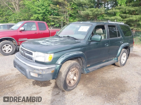2000 Toyota 4Runner SR5 z VIN JT3GN86R9Y0162634, wystawiony jako IAAI lot #42357480 z przebiegiem 188 456 mil mil oraz . Historia ofert i sprzedaży dostępna na DreamBid. Obrazek 2.