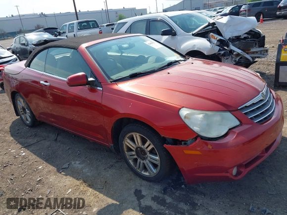 2008 Chrysler Sebring Limited with VIN 1C3LC65M88N137564, listed as a IAAI auction lot 42454717 with 120,274 mi miles and . Bid and sale history available at DreamBid. Image 1.