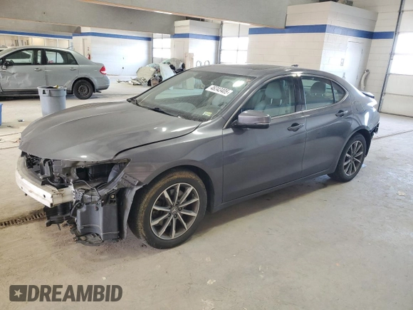 2019 Acura TLX w/Technology Pkg with VIN 19UUB1F56KA002001, listed as a Copart auction lot 46343405 with 80,161 mi miles and Salvage Title. Bid and sale history available at carsss.com. Image 1.