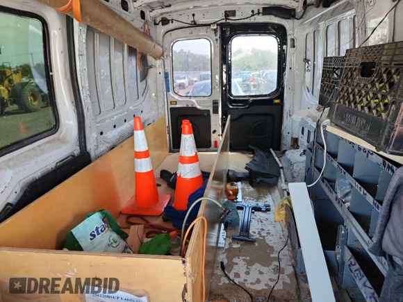 2019 Ford Transit with VIN 1FTYR2CM9KKA75600, listed as a Copart auction lot 64429025 with 133,503 mi miles and Salvage title. Bid and sale history available at DreamBid. Image 10.