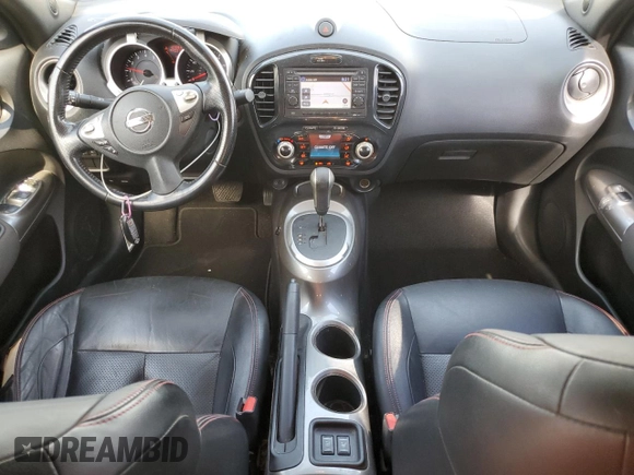 2012 Nissan Juke SV with VIN JN8AF5MR5CT112406, listed as a Copart auction lot 53363675 with 123,366 mi miles and Salvage Title. Bid and sale history available at carsss.com. Image 8.