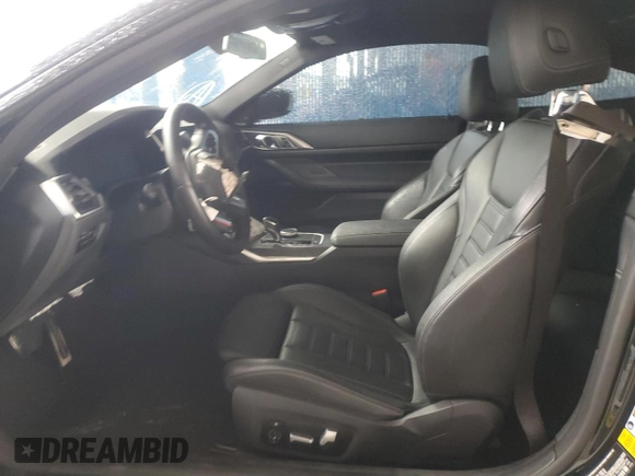 2022 BMW 4 Series 430i z VIN WBA53AP08NCJ06319, wystawiony jako Copart lot #73209604 z przebiegiem Nie podano mil oraz Szkoda całkowita • Salvage title. Historia ofert i sprzedaży dostępna na DreamBid. Obrazek 7.