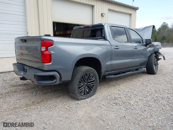 2019 Chevrolet Silverado 1500 RST with VIN 1GCUYEEDXKZ160016, listed as a IAAI auction lot 41763555 with 1 mi miles. Bid and sale history available at carsss.com. Image 4.