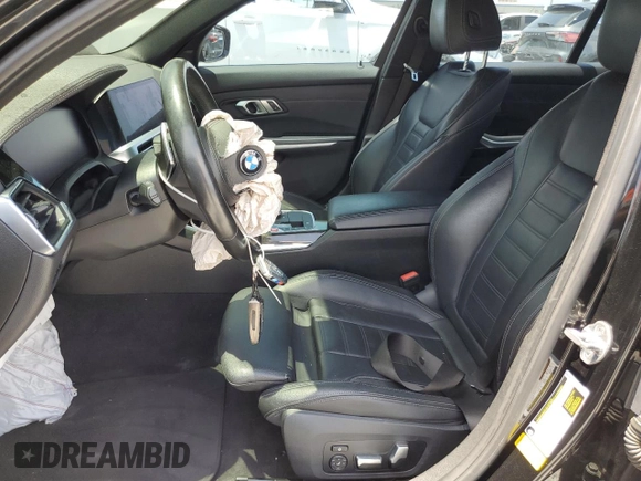 2019 BMW 3 Series 330i with VIN WBA5R1C54KAK08286, listed as a Copart auction lot 53273305 with Not provided miles and Non repairable. Bid and sale history available at DreamBid. Image 7.