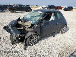 2016 FIAT 500 Easy with VIN 3C3CFFKRXGT184522, listed as a Copart auction lot 76508864 with 0 mi miles and Salvage Title. Bid and sale history available at carsss.com. Image 1.