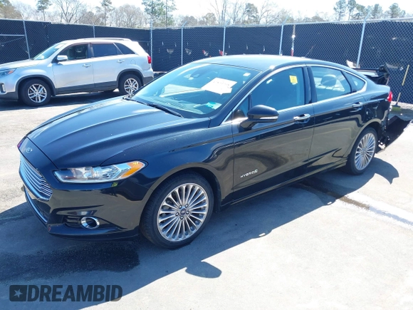 2013 Ford Fusion Titanium Hybrid with VIN 3FA6P0RU2DR288773, listed as a IAAI auction lot 41803708 with 85,868 mi miles and . Bid and sale history available at DreamBid. Image 17.