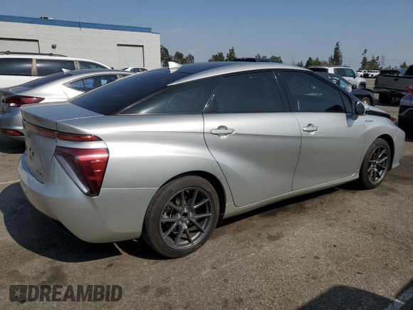 2017 Toyota Mirai with VIN JTDBVRBDXHA003511, listed as a Copart auction lot 55343795 with 48,658 mi miles and Clean Title. Bid and sale history available at DreamBid. Image 3.