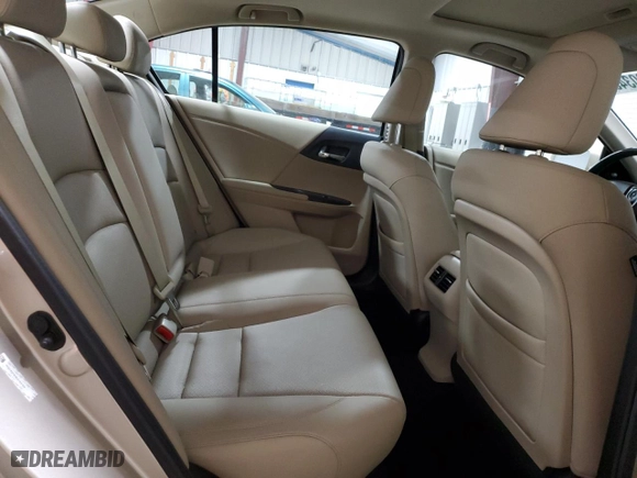 2014 Honda Accord Sedan EX-L with VIN 1HGCR2F89EA130129, listed as a Copart auction lot 52180345 with 35,056 mi miles and Salvage Title. Bid and sale history available at carsss.com. Image 10.