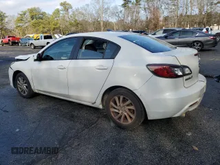 2012 Mazda 3 i Touring with VIN JM1BL1V74C1601034, listed as a Copart auction lot 44339875 with Not Provided miles and Salvage Title. Bid and sale history available at DreamBid. Image 2.
