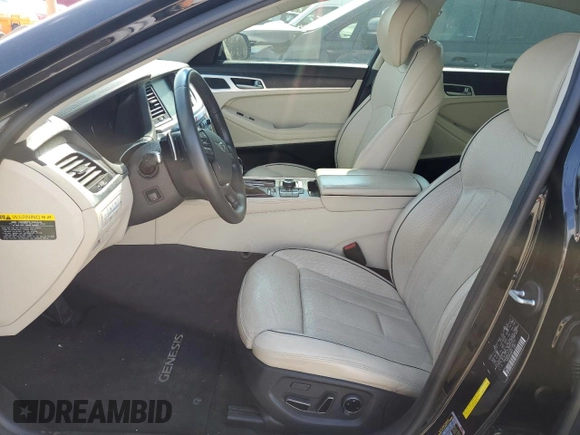 2017 Genesis G80 Ultimate with VIN KMHGN4JFXHU199715, listed as a Copart auction lot 72476994 with 133,454 mi miles and Clean Title. Bid and sale history available at DreamBid. Image 7.