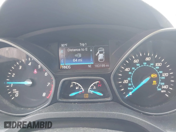 2015 Ford Escape Titanium with VIN 1FMCU0J99FUB92563, listed as a IAAI auction lot 42649556 with 183,199 mi miles and . Bid and sale history available at DreamBid. Image 7.