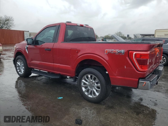 2021 Ford F-150 XL with VIN 1FTMF1E56MKE11052, listed as a Copart auction lot 46273985 with 31,100 mi miles and Salvage title. Bid and sale history available at DreamBid. Image 2.