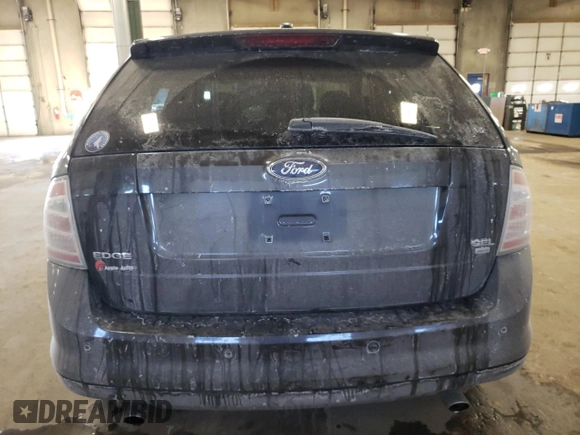 2007 Ford Edge SEL PLUS with VIN 2FMDK49C47BA89849, listed as a Copart auction lot 45302795 with 132,571 mi miles and Salvage Title. Bid and sale history available at carsss.com. Image 6.