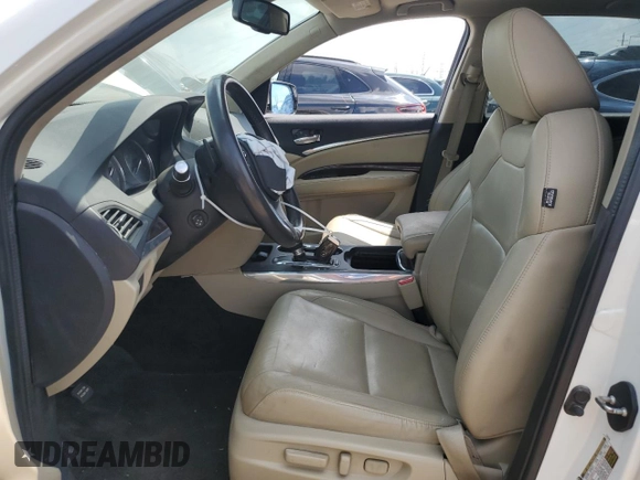 2015 Acura MDX Technology with VIN 5FRYD4H4XFB004541, listed as a Copart auction lot 64092895 with 106,304 mi miles and Salvage title. Bid and sale history available at DreamBid. Image 7.
